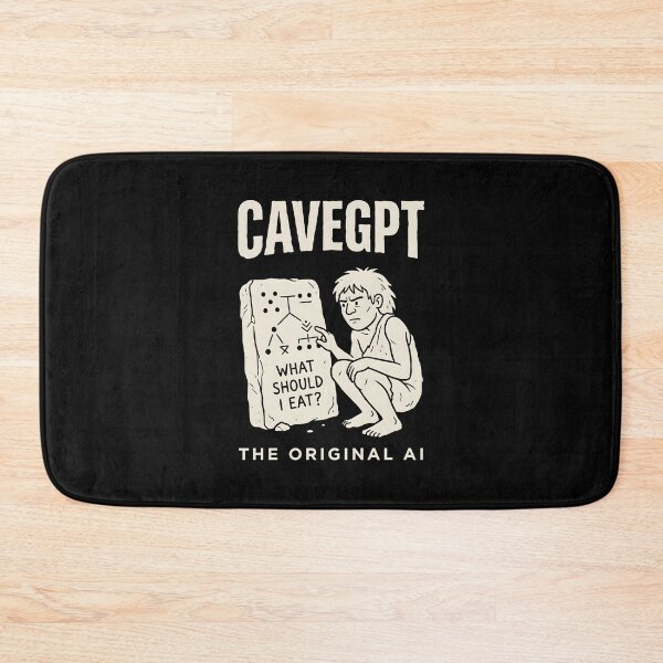 Item preview, CaveGPT The Original AI Funny Tech Humor designed and sold by SplashTastic.