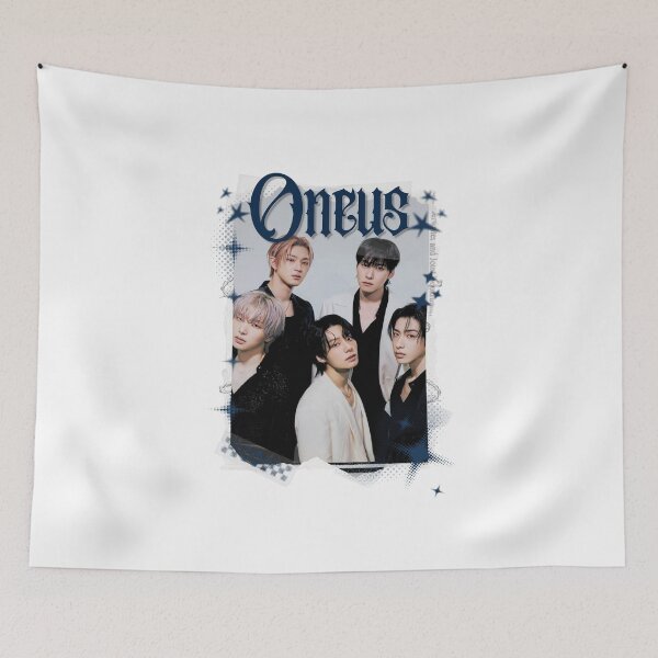 Item preview, ONEUS K-pop Boy Group Y2k Korean Pop Black and White Collage designed and sold by AJUNICE STUDIO.