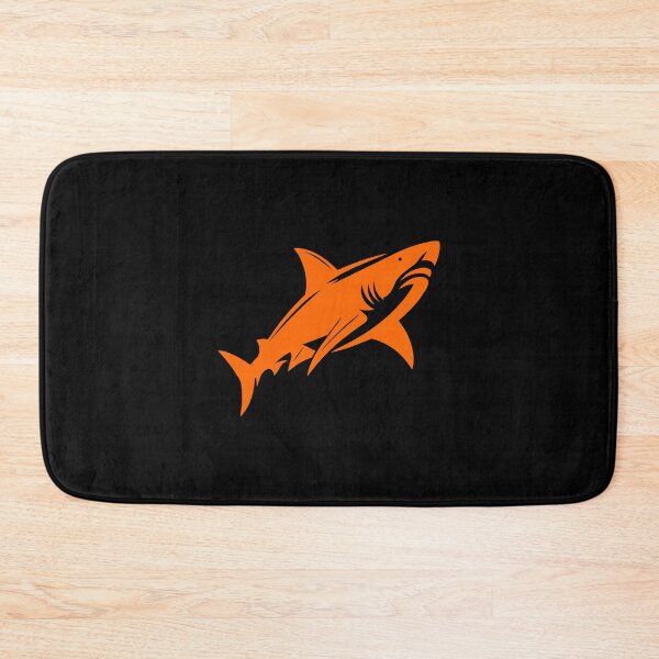 Item preview, Orange Great White Shark Design designed and sold by pattern-archive.
