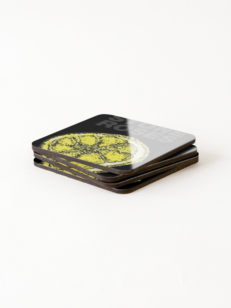 Thumbnail 4 of 5, Coasters (Set of 4), Stone Roses Merch The Stone Roses Lemon designed and sold by EldritchVoide.