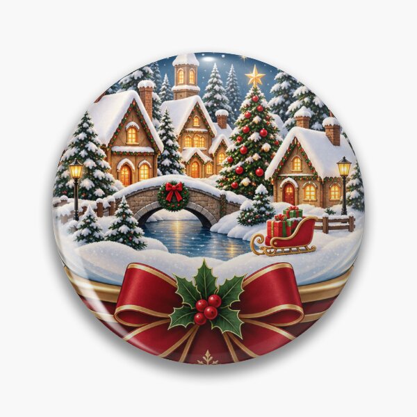 Item preview, Christmas Snow Globe Winter Village Sleigh designed and sold by naruto4925.