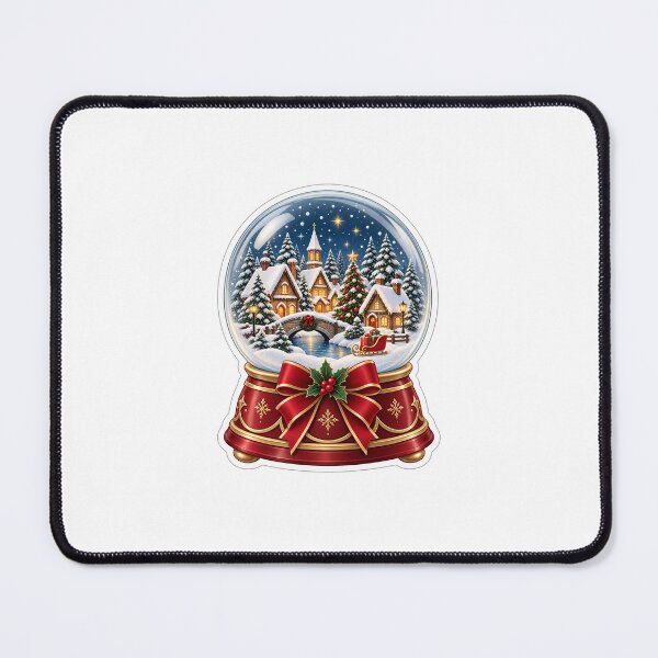 Item preview, Christmas Snow Globe Winter Village Sleigh designed and sold by naruto4925.