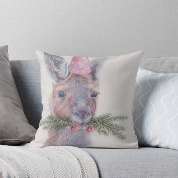 Item preview, Christmas Kangaroo designed and sold by SandraAnimalArt.