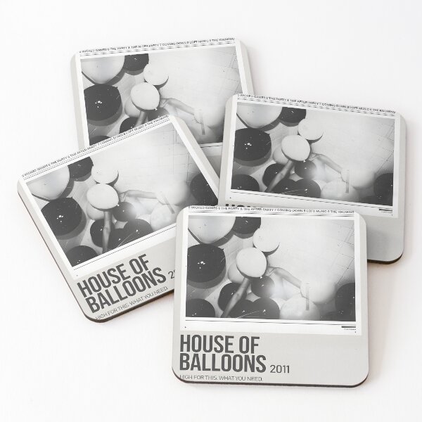 Item preview, house of balloons The Weeknd designed and sold by Carmen J  Goff.