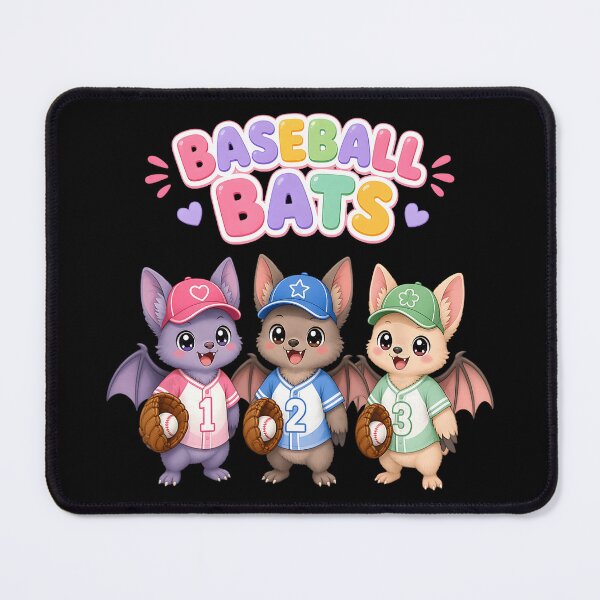 Item preview, Cute Baseball Bats Sports Team designed and sold by NoeValdric.