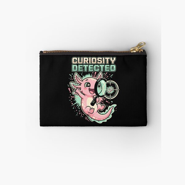Item preview, Curiosity Detected Cute Axolotl Science Biology Graphic designed and sold by SplashTastic.
