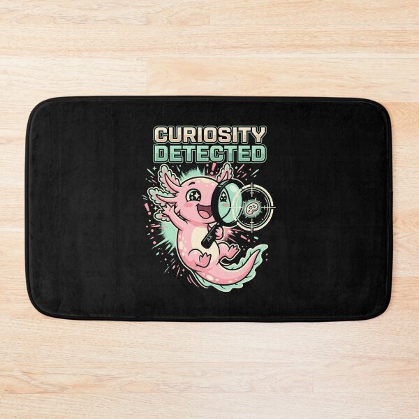 Item preview, Curiosity Detected Cute Axolotl Science Biology Graphic designed and sold by SplashTastic.