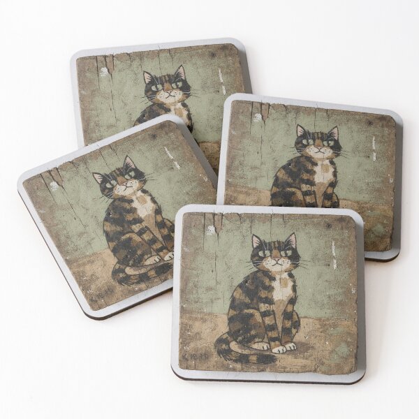 Item preview, Tortoiseshell Cat Clearly Plotting Something designed and sold by PictorialWhimsy.
