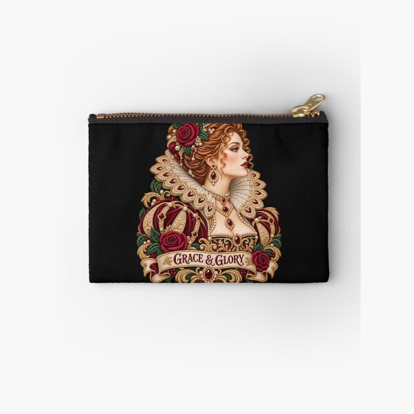 Item preview, Elizabethan Woman Portrait – Grace Strength Beauty Embroidered Art designed and sold by Emoji Emblems.