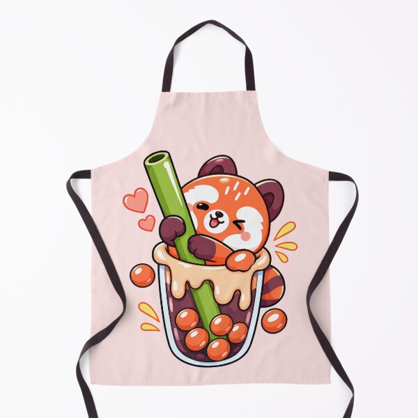 Item preview, Cute Red Panda Bubble Tea designed and sold by RedpandasMerch.
