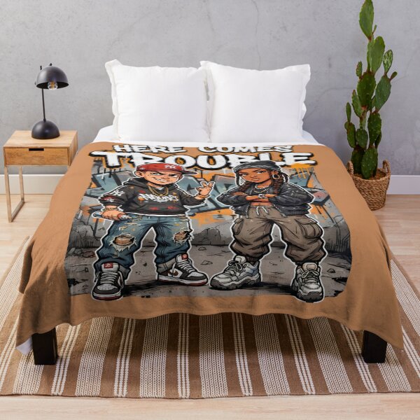 Item preview, Here Comes Trouble Urban Streetwear Graffiti Kids Cool Hip Hop Design designed and sold by digitalbob60.