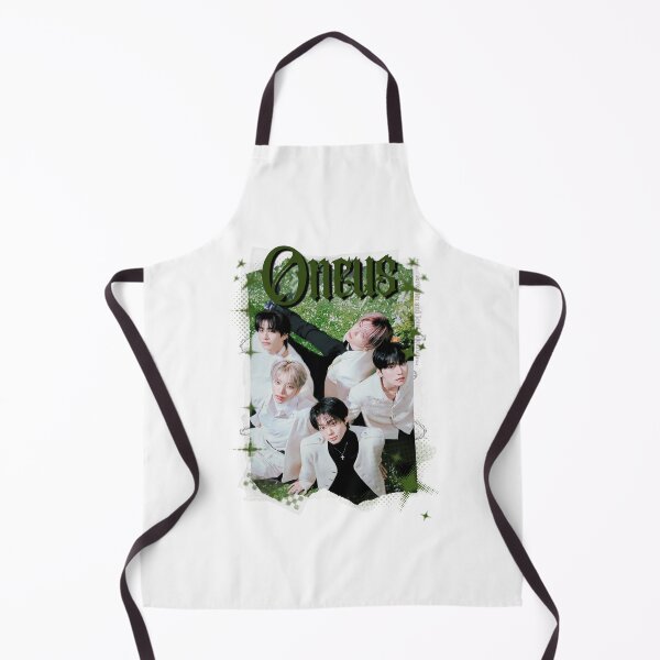 Aperçu de l'œuvre ONEUS, groupe de K-pop masculin, collage noir et blanc de pop coréenne des années 2000 créée et vendue par AJUNICE STUDIO.
