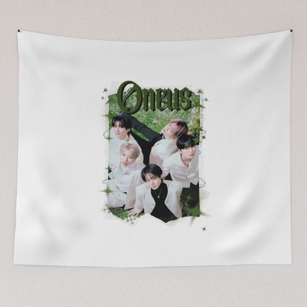 Item preview, ONEUS K-pop Boy Group Y2k Korean Pop Black and White Collage designed and sold by AJUNICE STUDIO.