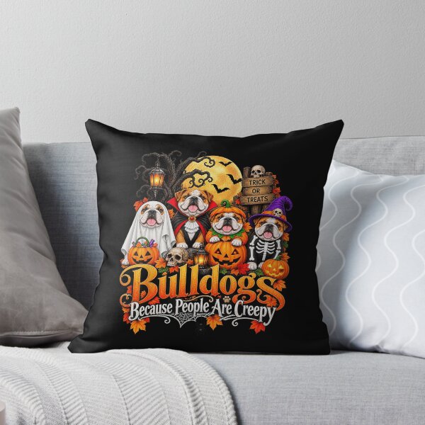 Item preview, Bulldogs Because People Are Creepy Halloween designed and sold by NoeValdric.