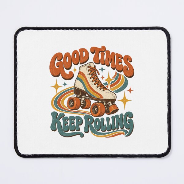 Item preview, Good Times Keep Rolling – Retro Roller Skate designed and sold by MotionBanana Art.