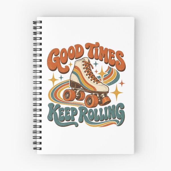 Item preview, Good Times Keep Rolling – Retro Roller Skate designed and sold by MotionBanana Art.