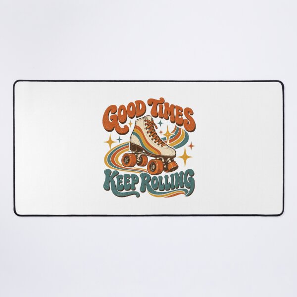Item preview, Good Times Keep Rolling – Retro Roller Skate designed and sold by MotionBanana Art.