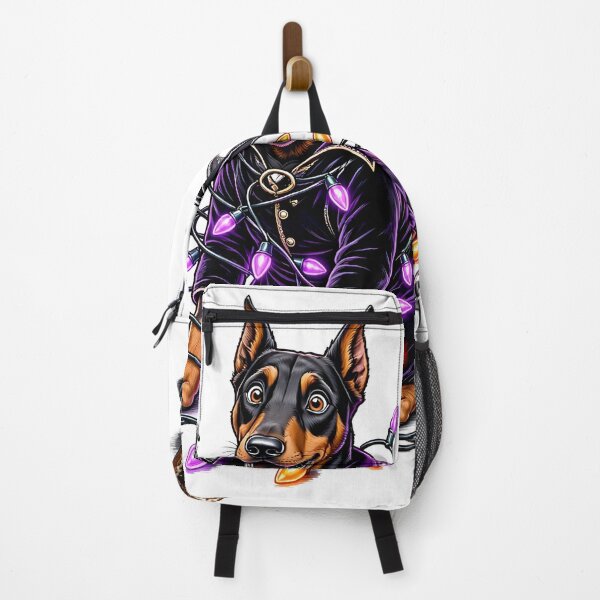 Item preview, Spooky Dracula Doberman with Halloween Gingerbread Coffins designed and sold by CraftyValley.