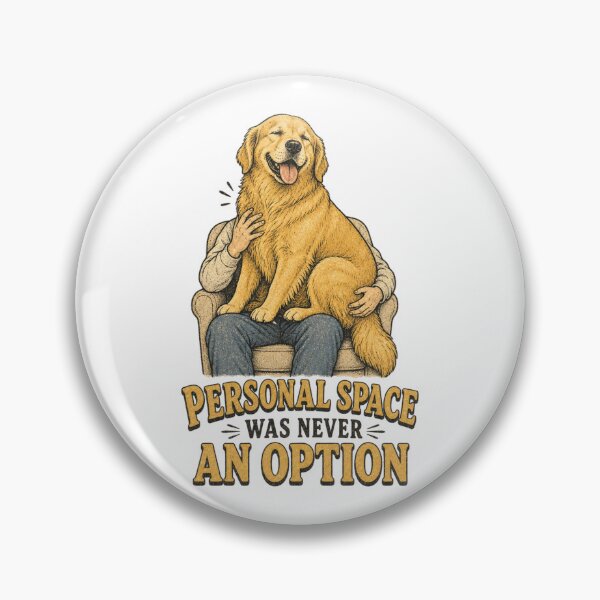 Item preview, Personal Space Was Never An Option Shirt, Funny Golden Retriever T-Shirt, Big Dog Lap Dog Tee, Dog Mom Gift Shirt, Vintage Dog Graphic designed and sold by TshirtsLabs.
