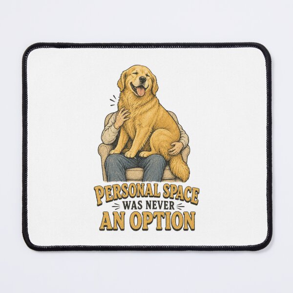 Item preview, Personal Space Was Never An Option Shirt, Funny Golden Retriever T-Shirt, Big Dog Lap Dog Tee, Dog Mom Gift Shirt, Vintage Dog Graphic designed and sold by TshirtsLabs.