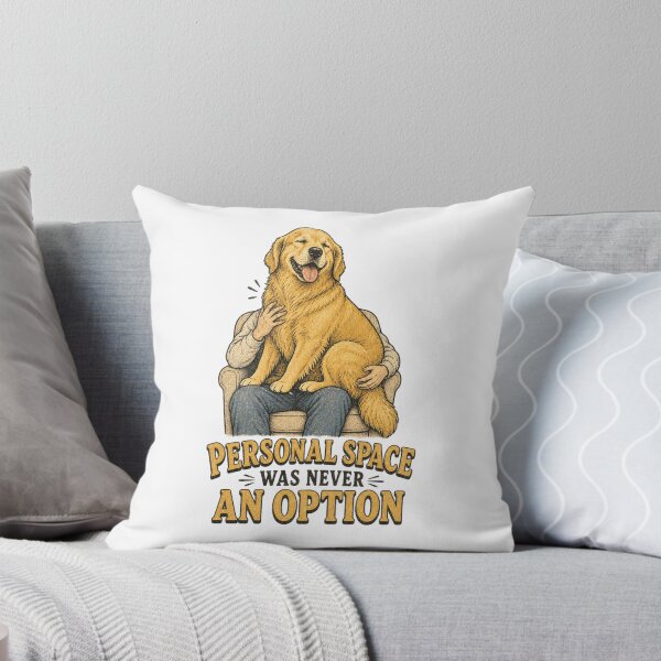 Item preview, Personal Space Was Never An Option Shirt, Funny Golden Retriever T-Shirt, Big Dog Lap Dog Tee, Dog Mom Gift Shirt, Vintage Dog Graphic designed and sold by TshirtsLabs.