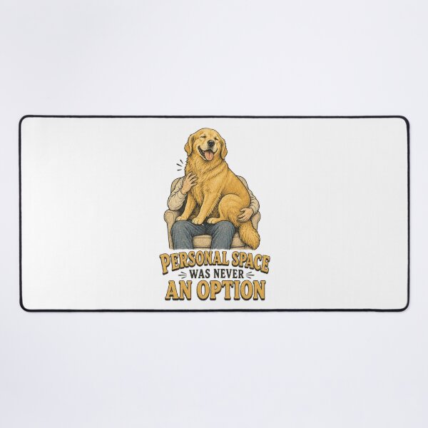 Item preview, Personal Space Was Never An Option Shirt, Funny Golden Retriever T-Shirt, Big Dog Lap Dog Tee, Dog Mom Gift Shirt, Vintage Dog Graphic designed and sold by TshirtsLabs.