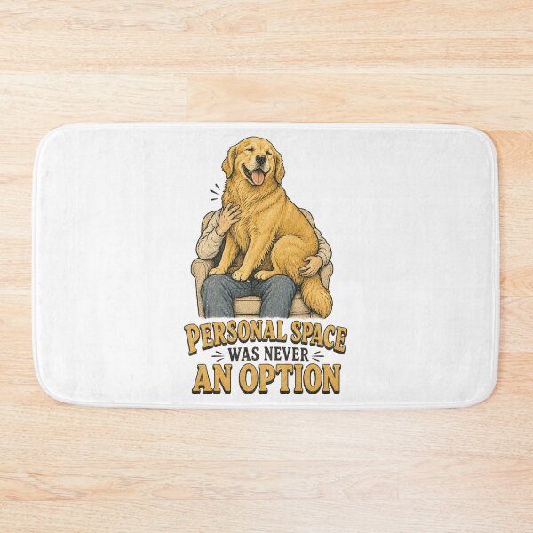 Item preview, Personal Space Was Never An Option Shirt, Funny Golden Retriever T-Shirt, Big Dog Lap Dog Tee, Dog Mom Gift Shirt, Vintage Dog Graphic designed and sold by TshirtsLabs.