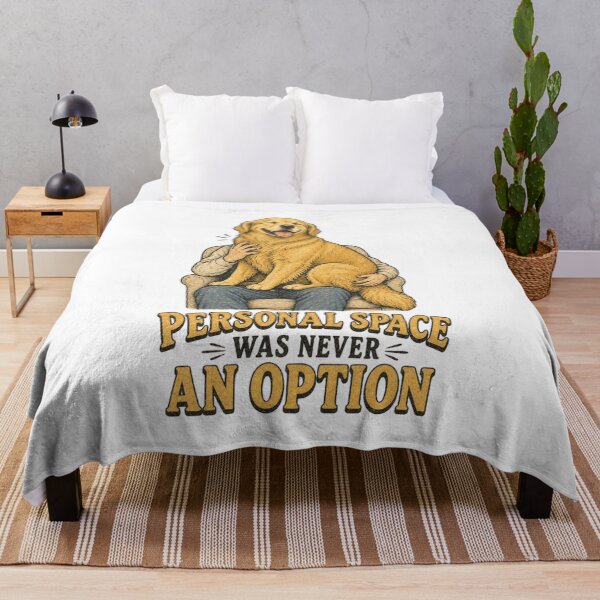 Item preview, Personal Space Was Never An Option Shirt, Funny Golden Retriever T-Shirt, Big Dog Lap Dog Tee, Dog Mom Gift Shirt, Vintage Dog Graphic designed and sold by TshirtsLabs.