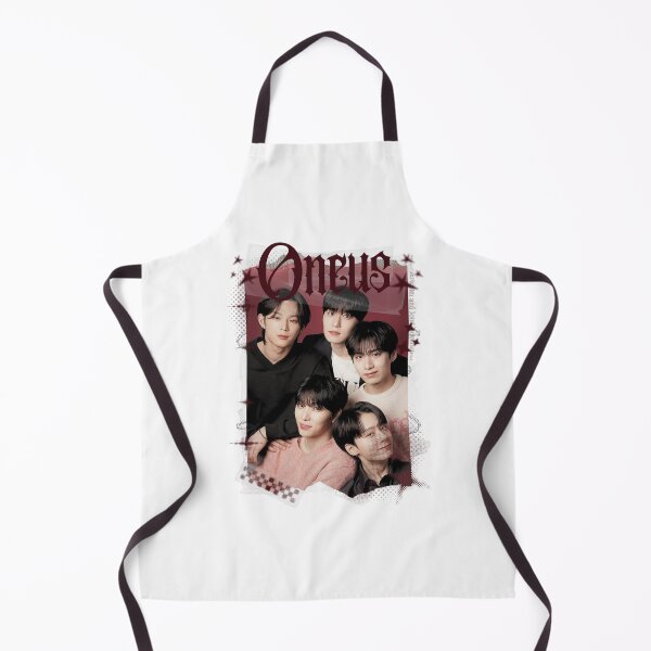 Aperçu de l'œuvre ONEUS, groupe de K-pop masculin, collage noir et blanc de pop coréenne des années 2000 créée et vendue par AJUNICE STUDIO.
