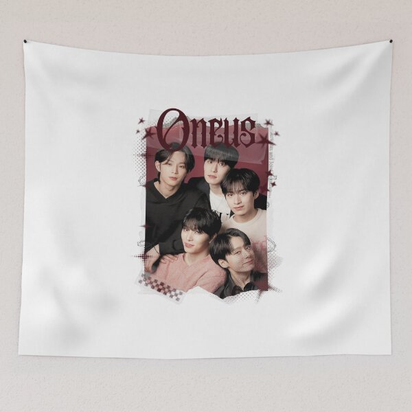 Item preview, ONEUS K-pop Boy Group Y2k Korean Pop Black and White Collage designed and sold by AJUNICE STUDIO.