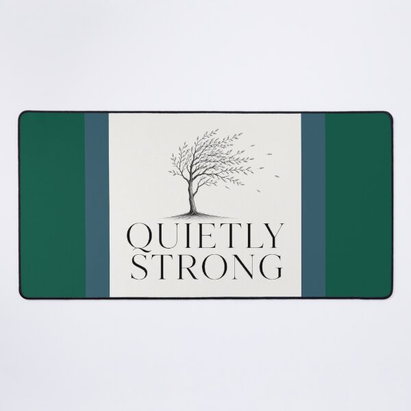 Item preview, Quietly Strong – Minimalist Inspirational Design designed and sold by TimelessTalks9.