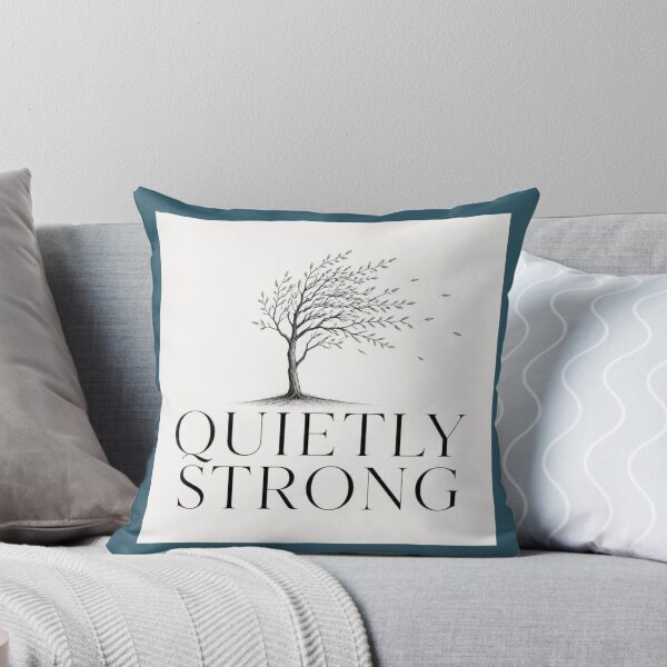 Item preview, Quietly Strong – Minimalist Inspirational Design designed and sold by TimelessTalks9.
