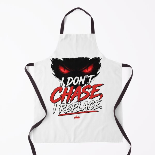 Item preview, I DON'T CHASE I REPLACE - Red Eyes Alpha Crown Motivation designed and sold by VYBE DARK Studio.