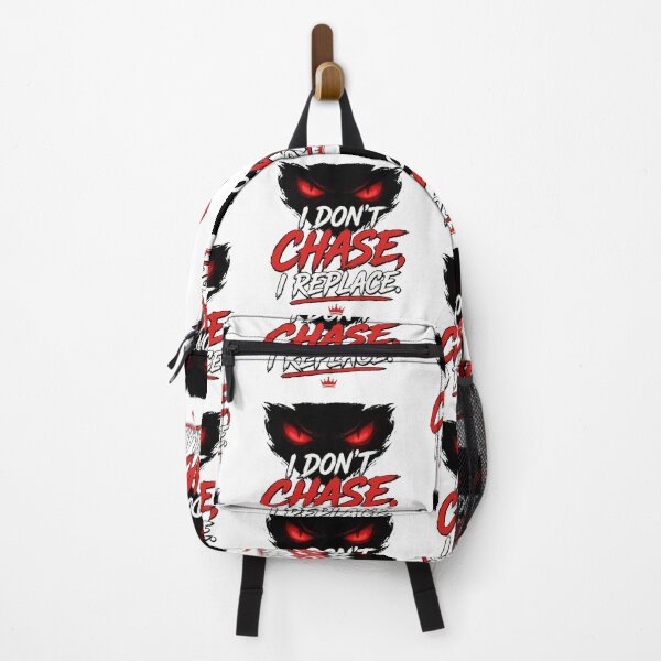 Item preview, I DON'T CHASE I REPLACE - Red Eyes Alpha Crown Motivation designed and sold by VYBE DARK Studio.