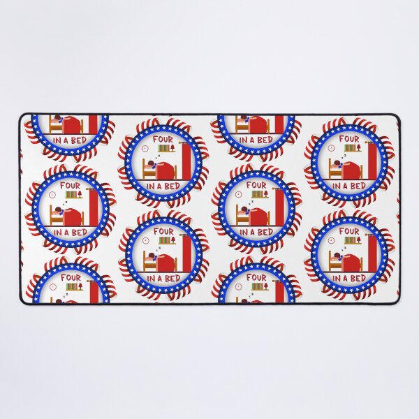Item preview, Four In A Bed UK (on White) designed and sold by PawsitiveMum3.