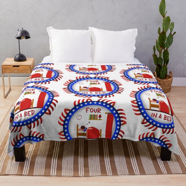 Item preview, Four In A Bed UK (on White) designed and sold by PawsitiveMum3.