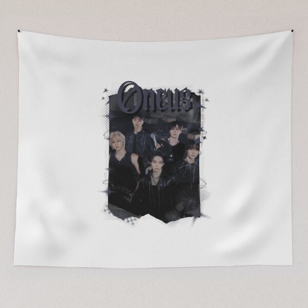 Item preview, ONEUS K-pop Boy Group Y2k Korean Pop Black and White Collage designed and sold by AJUNICE STUDIO.