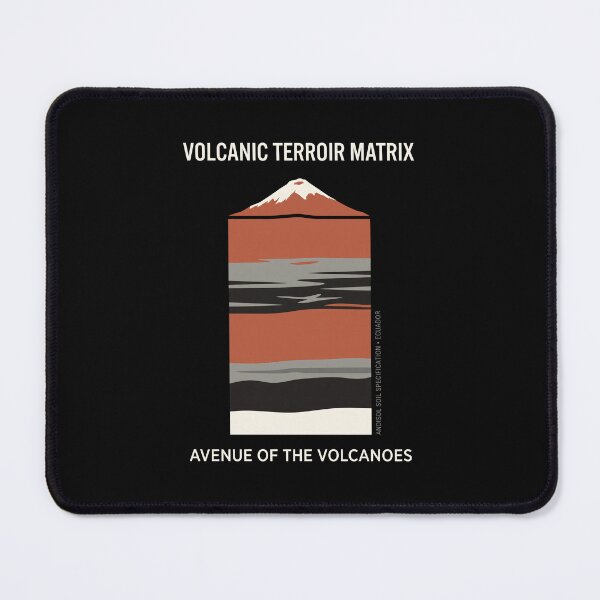 Item preview, Volcanic Terroir Matrix Ecuador Soil Science Geology Graphic designed and sold by SplashTastic.
