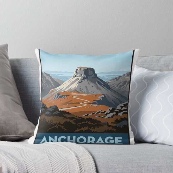 Item preview, Flattop Mountain Anchorage Alaska Hiking Travel Badge Sticker designed and sold by DetourDgn.