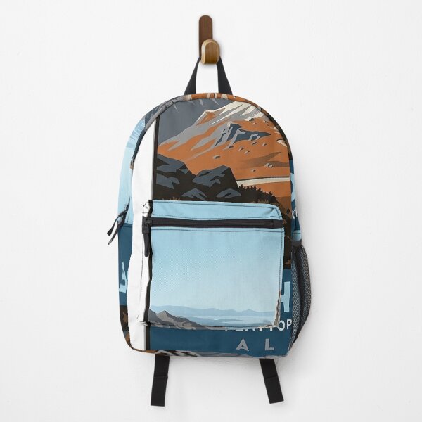 Item preview, Flattop Mountain Anchorage Alaska Hiking Travel Badge Sticker designed and sold by DetourDgn.