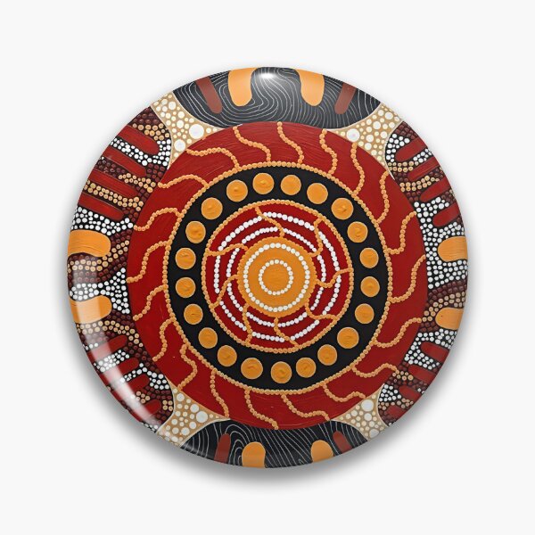 Item preview, Black Indigenous Pattern designed and sold by andreisky.