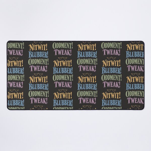 Item preview, Nitwit Blubber Oddment Tweak Wizard School Quote designed and sold by pixiedustpaint.