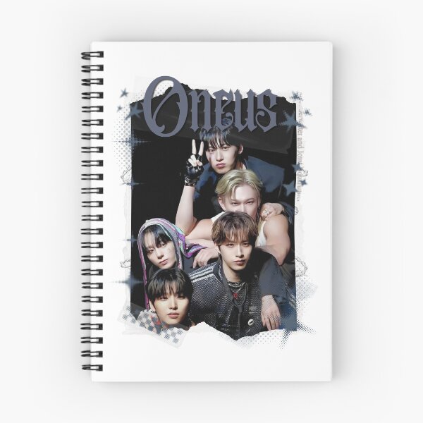 Item preview, ONEUS K-pop Boy Group Y2k Korean Pop Black and White Collage designed and sold by AJUNICE STUDIO.