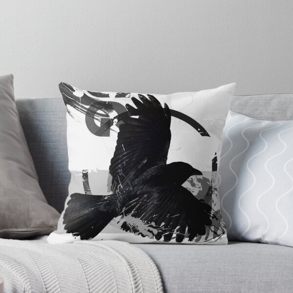 Item preview, Grunge, raven themed digital abstract design designed and sold by ZebEddy.