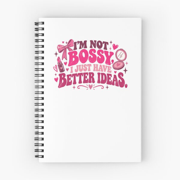 Item preview, I'm Not Bossy I Just Have Better Ideas Funny Confident Woman Leader Quote designed and sold by RetroMini2026.