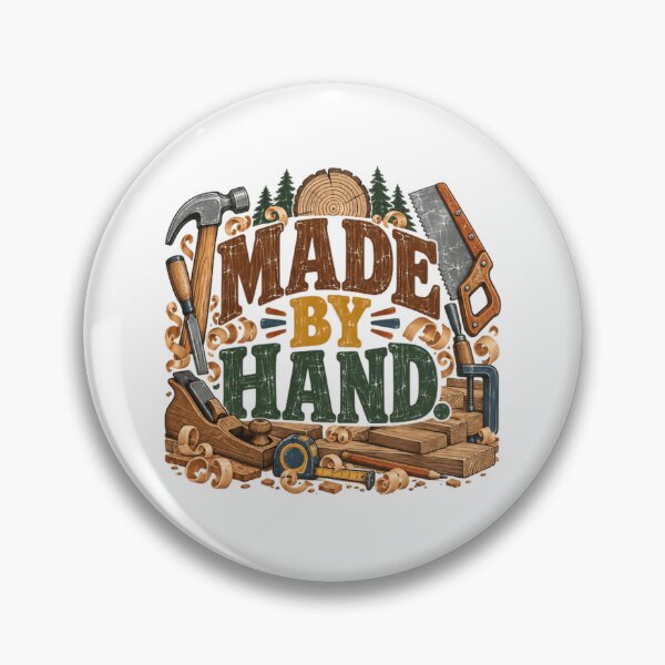 Item preview, Made By Hand Woodworking Woodworker Carpenter Artisan designed and sold by JonesFlora2025.