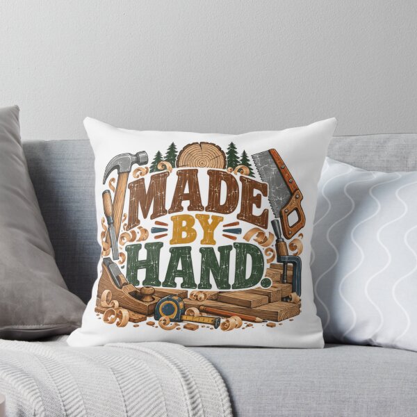 Item preview, Made By Hand Woodworking Woodworker Carpenter Artisan designed and sold by JonesFlora2025.
