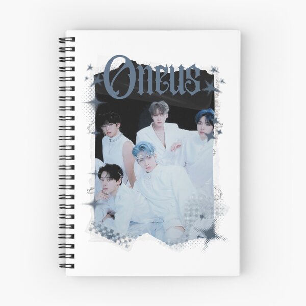 Item preview, ONEUS K-pop Boy Group Y2k Korean Pop Black and White Collage designed and sold by AJUNICE STUDIO.