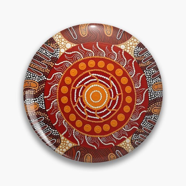 Item preview, Red Aboriginal Dot Pattern designed and sold by andreisky.