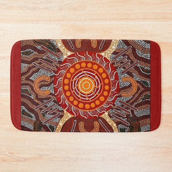 Item preview, Red Aboriginal Dot Pattern designed and sold by andreisky.